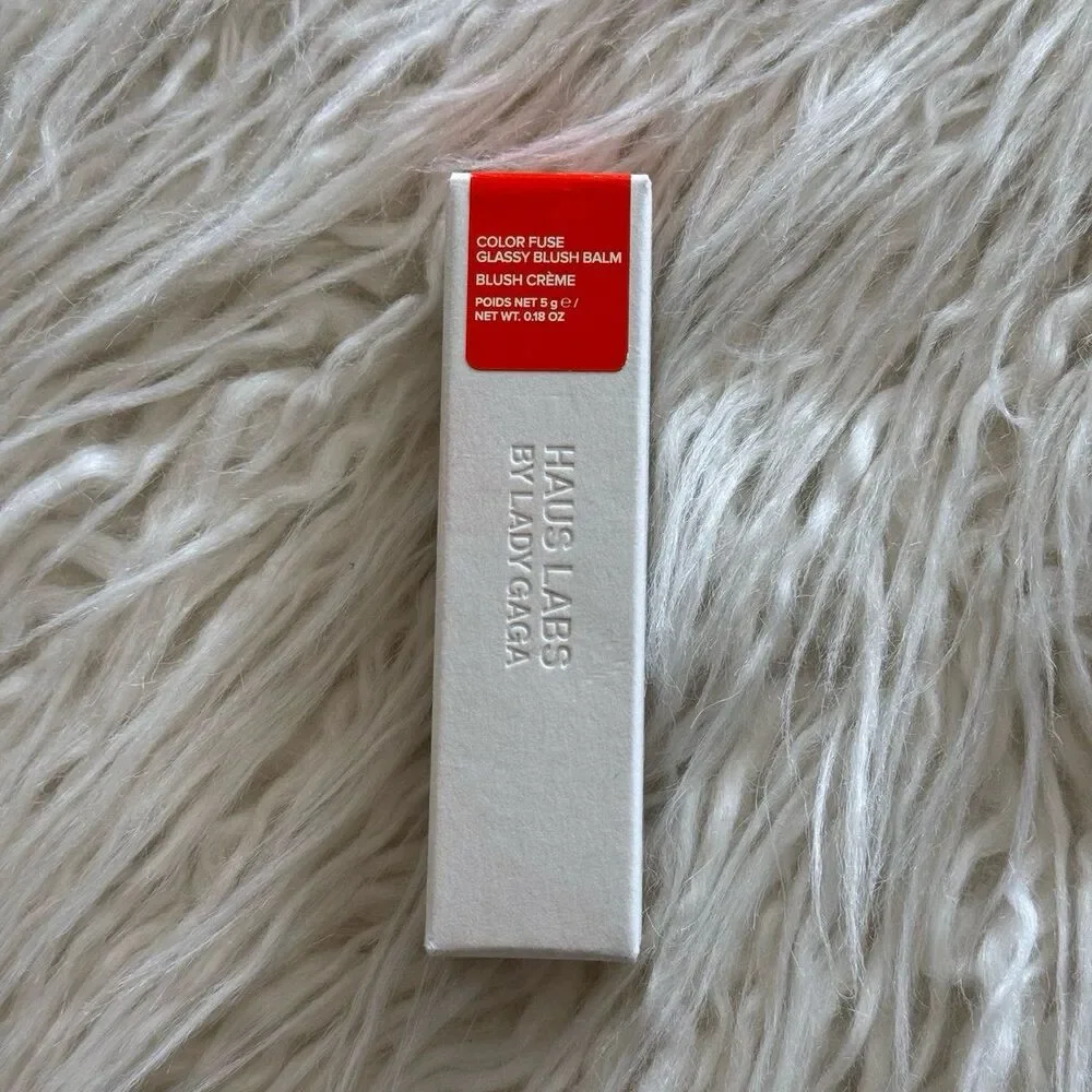 Haus Labs By Lady Gaga Color Fuse Cheek Blush Balm Stick Glassy Tangelo Orange
